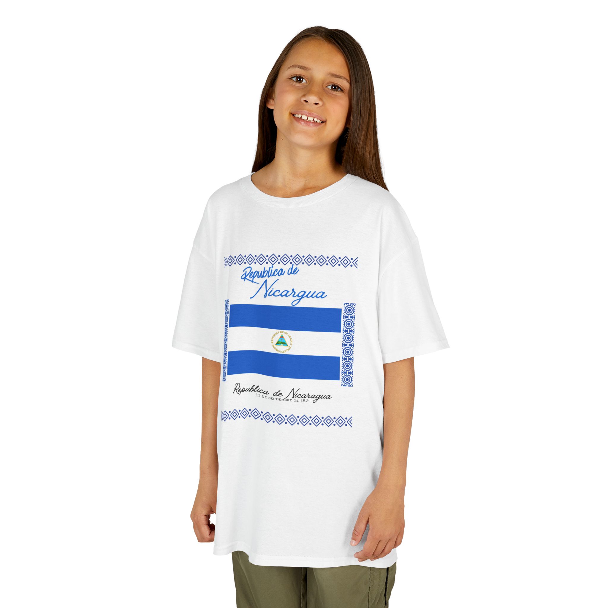 National flag of Nicaragua, Central America | T-shirts #006