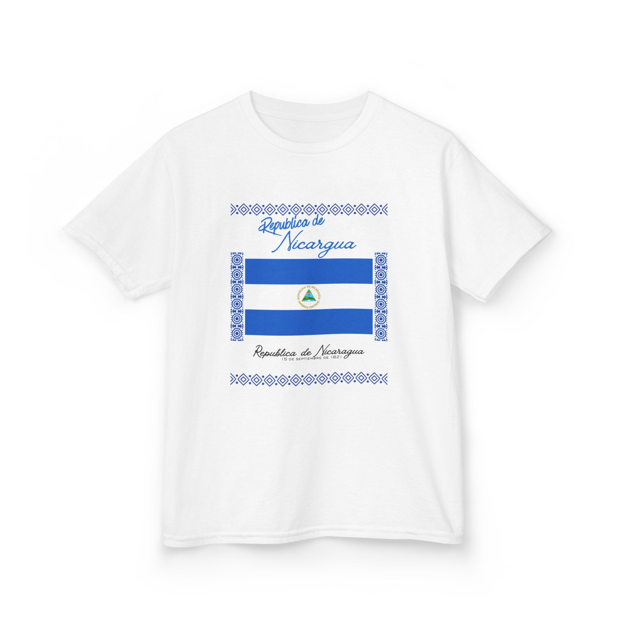 National flag of Nicaragua, Central America | T-shirts #006 - Image 4