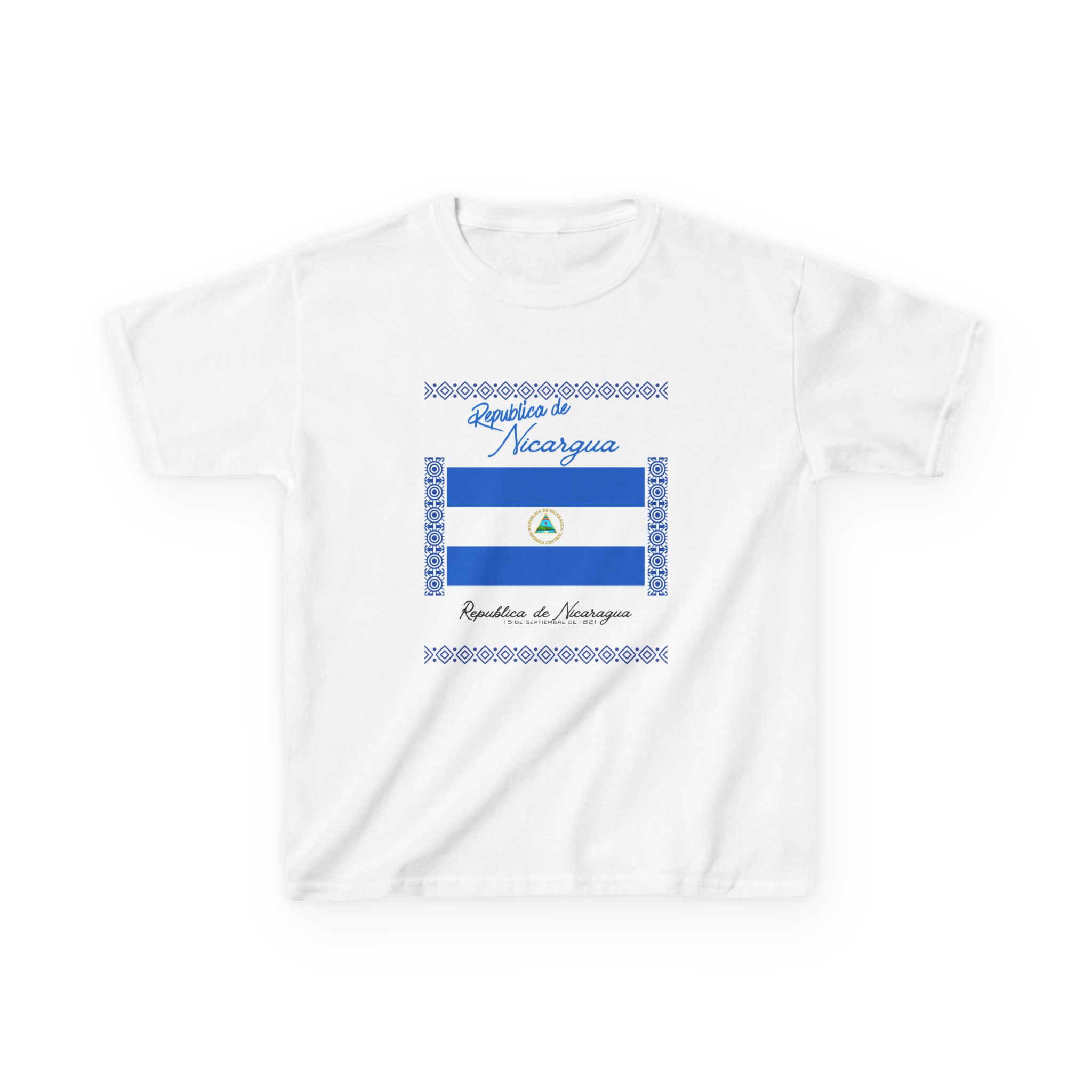 National flag of Nicaragua, Central America | T-shirts #006 - Image 3
