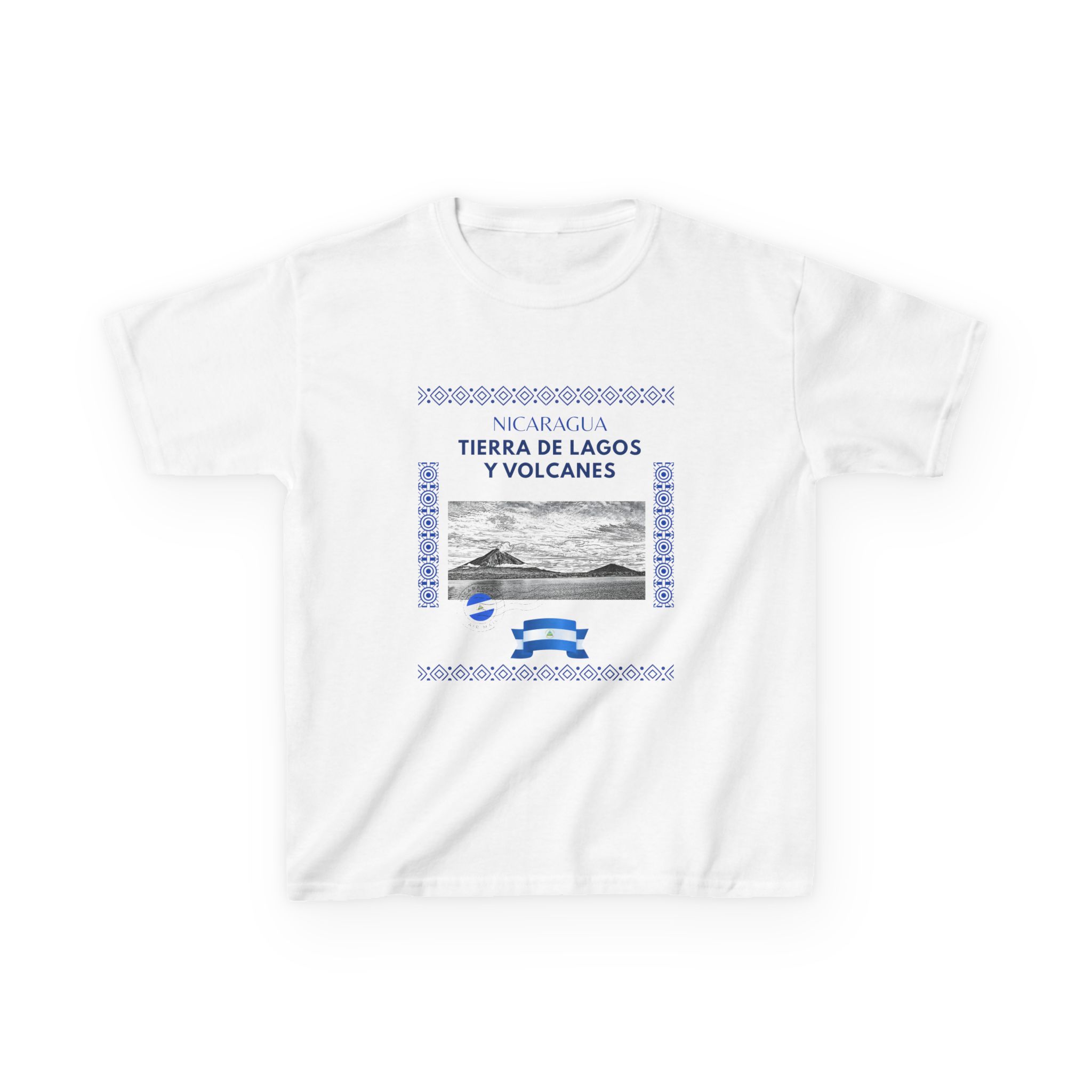 Nicaragua land of lakes and volcanoes t-shirts #004 - Image 3
